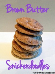 Brown Butter Snickerdoodles | Adventures in Life, Love, and Librarianship