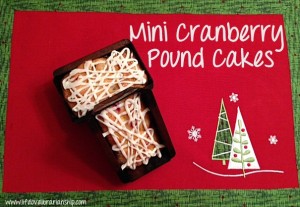 Mini Cranberry Pound Cakes | Adventures in Life, Love, and Librarianship